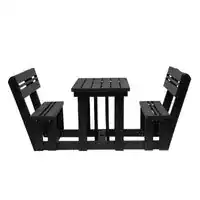 Picnic Table & Bench 2 Seater with Backrest  HOMZY  UTP002